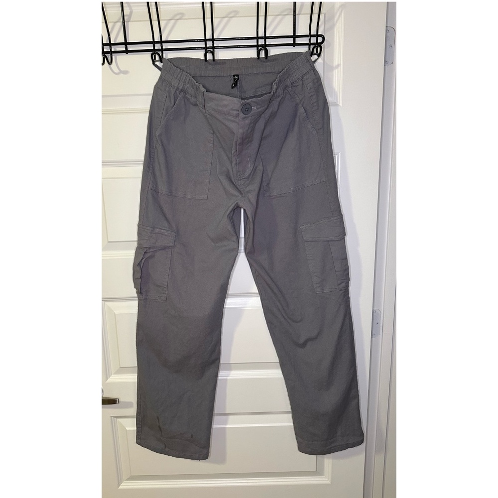 Gray Cargo Pants